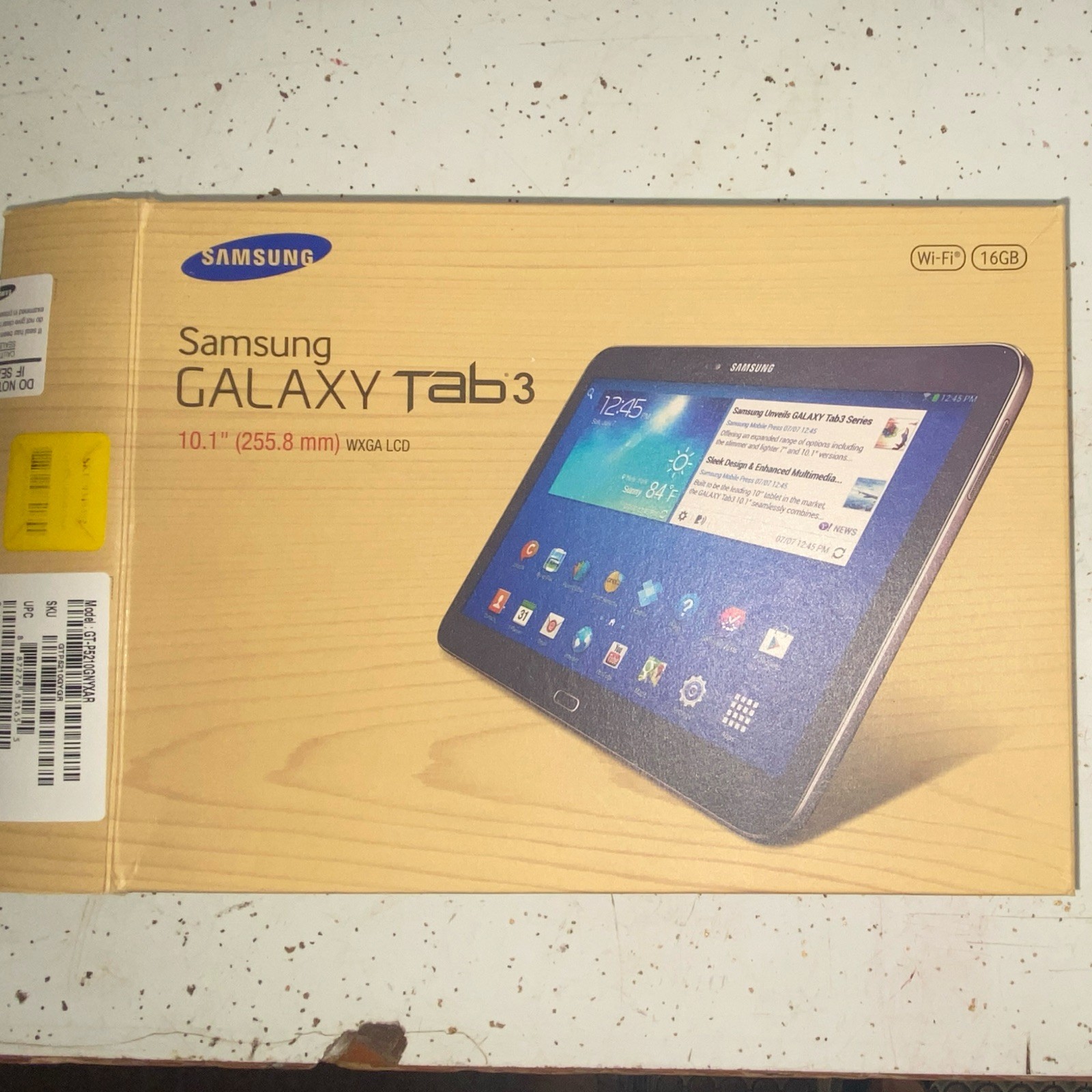 Samsung Galaxy Tab 3 10.1″ 16GB Wi-Fi Black Android Tablet GT-P5210