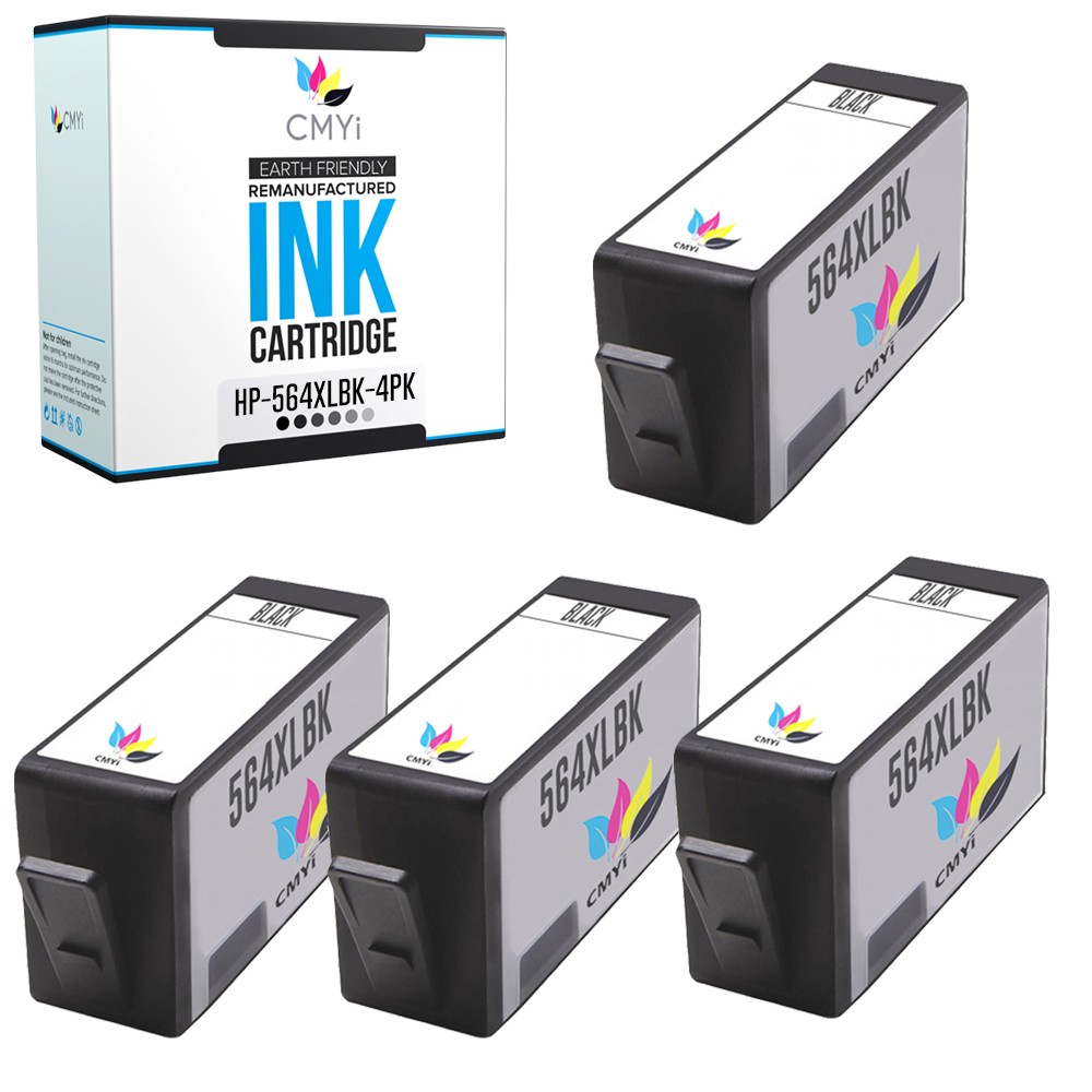 Black Color CMYi Ink Lot for HP 564XL Cartridge for PhotoSmart DeskJet OfficeJet