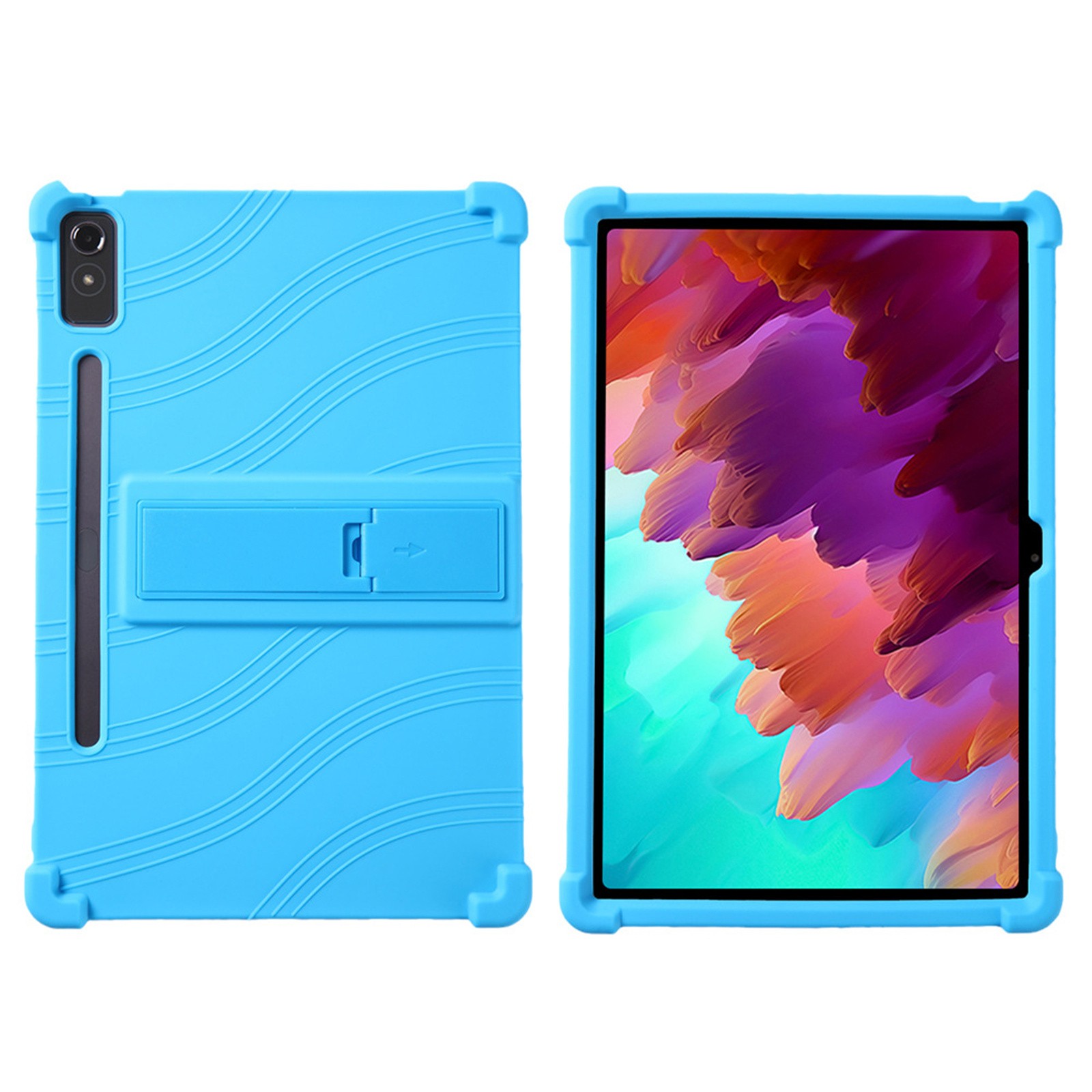 Case For Lenovo Tab P12/Lenovo XiaoXin Pad Pro 12.7in 2023 Silicone Stand Cover