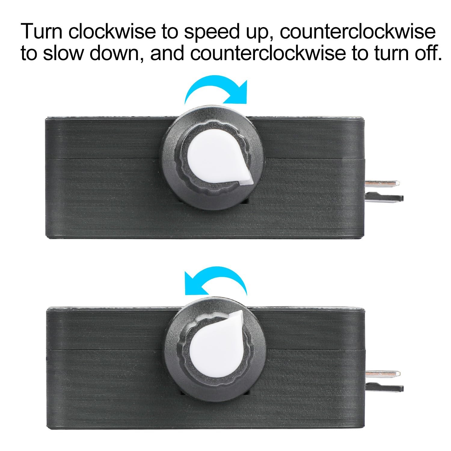 4 Pin 12V PWM Fan Controller with Type C USB Power Cable and 4Pin 5 Way Black