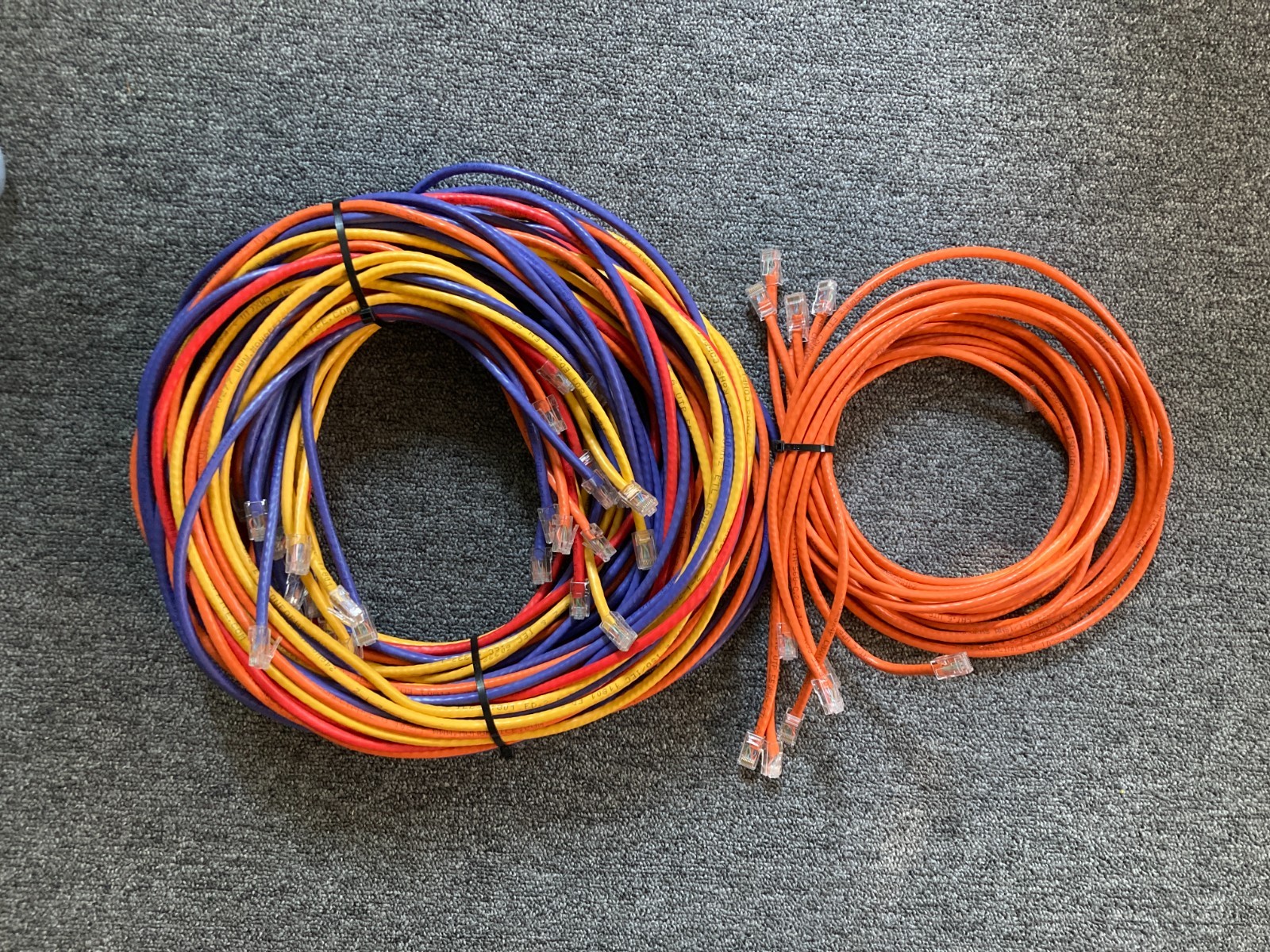 Lot of 27 Monoprice 10ft 5ft Category 6 Ethernet Patch Cable Network RJ45 CAT6
