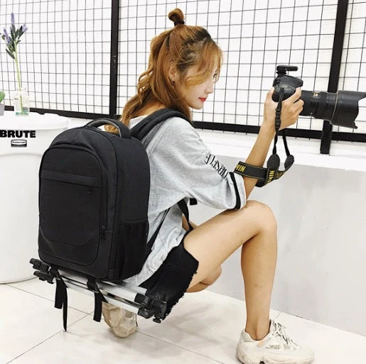 Waterproof Camera Laptop Backpack – Travel Gear Bag