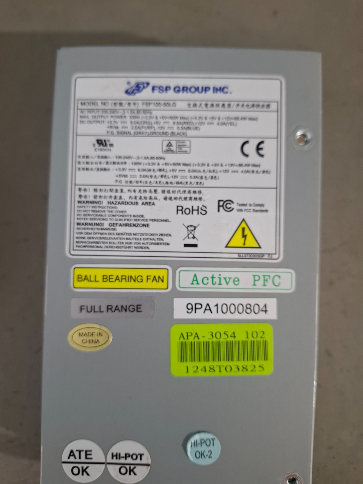 FSP FSP100-50LG power supply