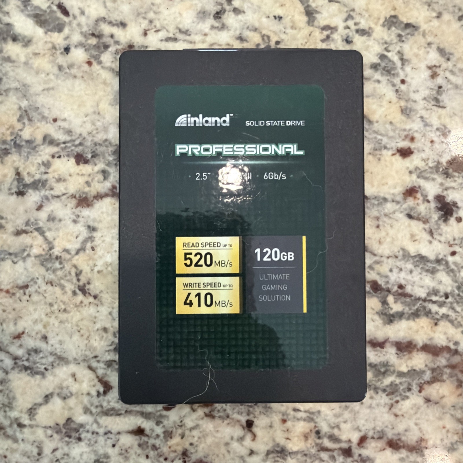 Used Inland Professional 120GB 2.5″ SATA III Solid State Drive (7mm Slim)