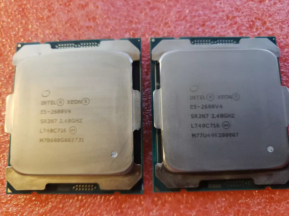 2PCS Intel Xeon E5-2690 V4 E5-2680 V4 E5-2660 V4 E5-2650V4 LGA2011-3 CPU LOT