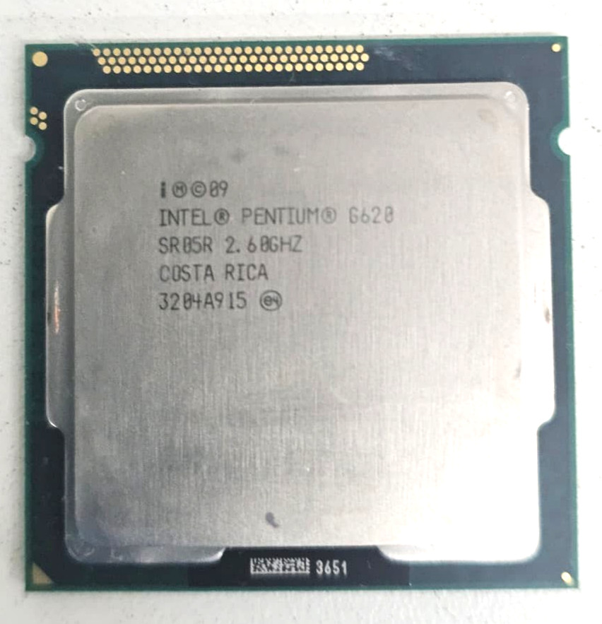 Intel Pentium G620 SR05R Processor 2.60GHz Costa Rica 3204A915 Tested.