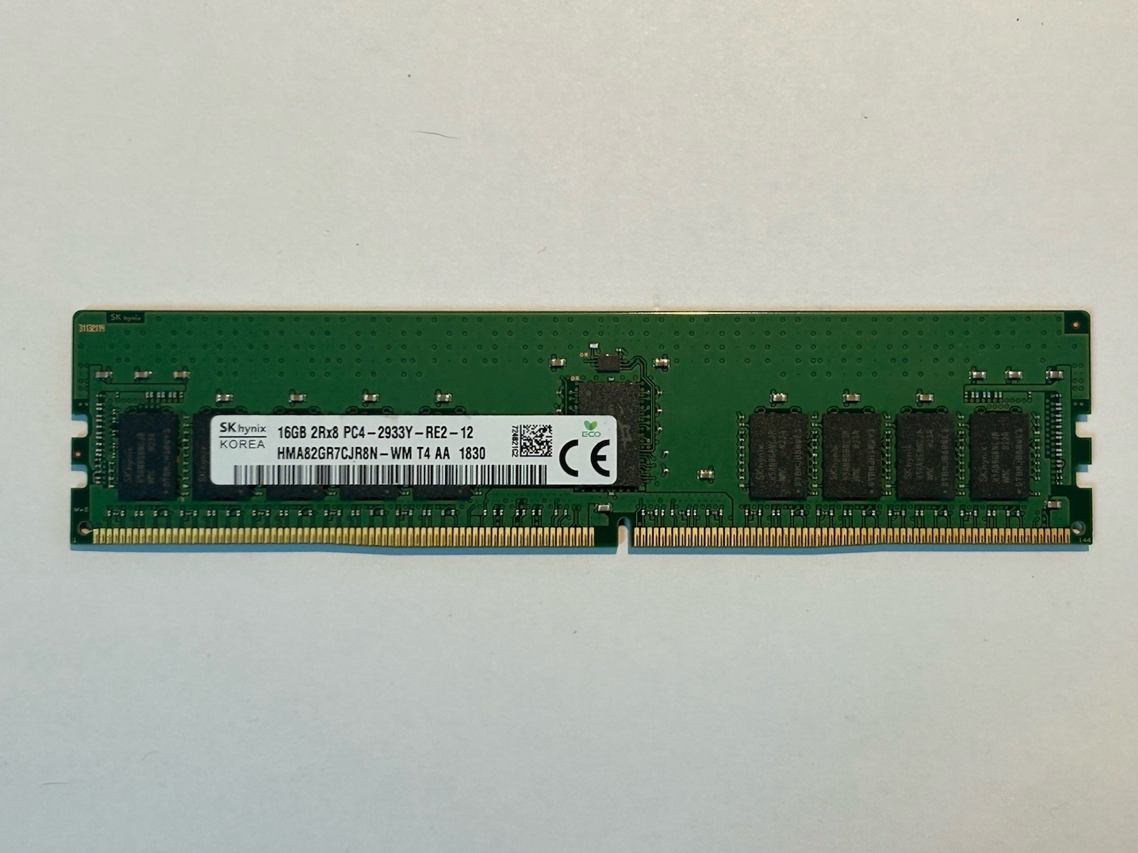 HYNIX HMA82GR7CJR8N-WM 16GB 2RX8 PC4-2933Y DDR4 RDIMM