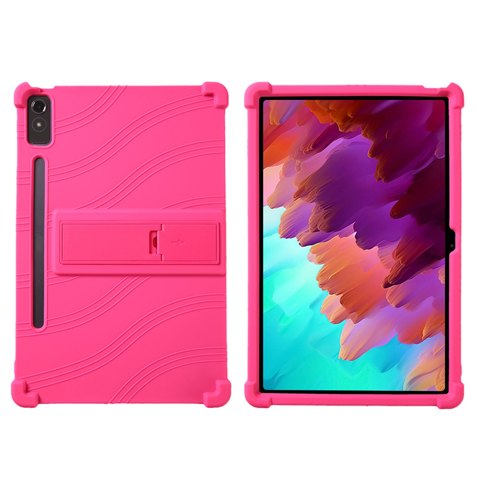 Case For Lenovo Tab P12/Lenovo XiaoXin Pad Pro 12.7in 2023 Silicone Stand Cover