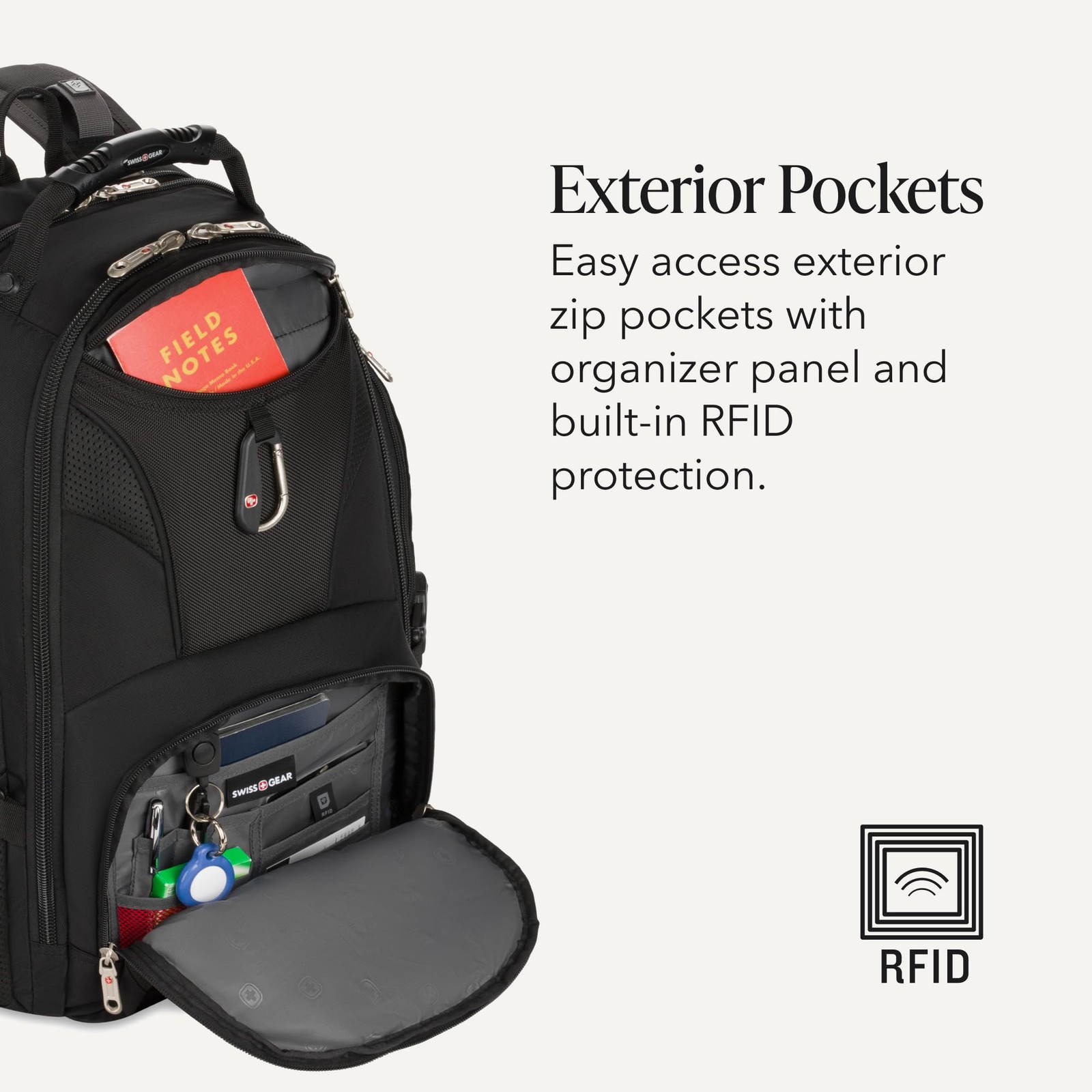 SWISSGEAR 1900 ScanSmart Laptop Backpack 18.5″, Fits Most 17-Inch Laptops 31L