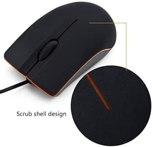 Wired mini Mouse, USB Wired Computer Mice for Right or Left Hand, Ergonomic C…