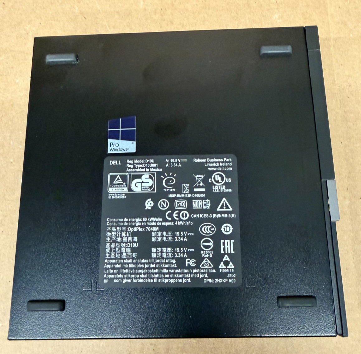 Dell OptiPlex 7040 i5-6500T 16GB RAM 256GB SSD Win 11 MFF ( NO AC ADAPTER)