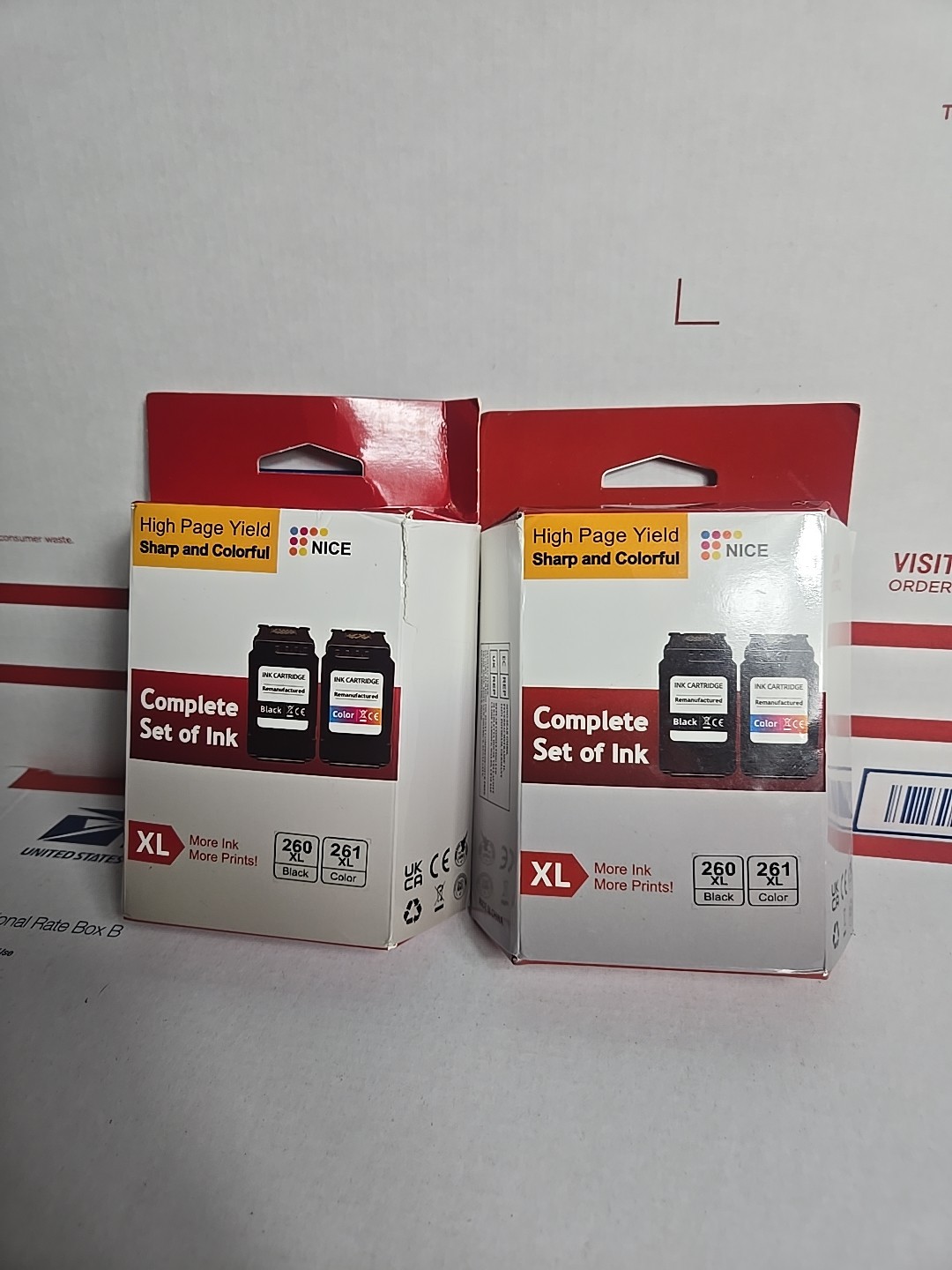 PG-260XL CL-261XL Ink Cartridge Replacement for Canon PIXMA TS6420 TR7020 TS5320