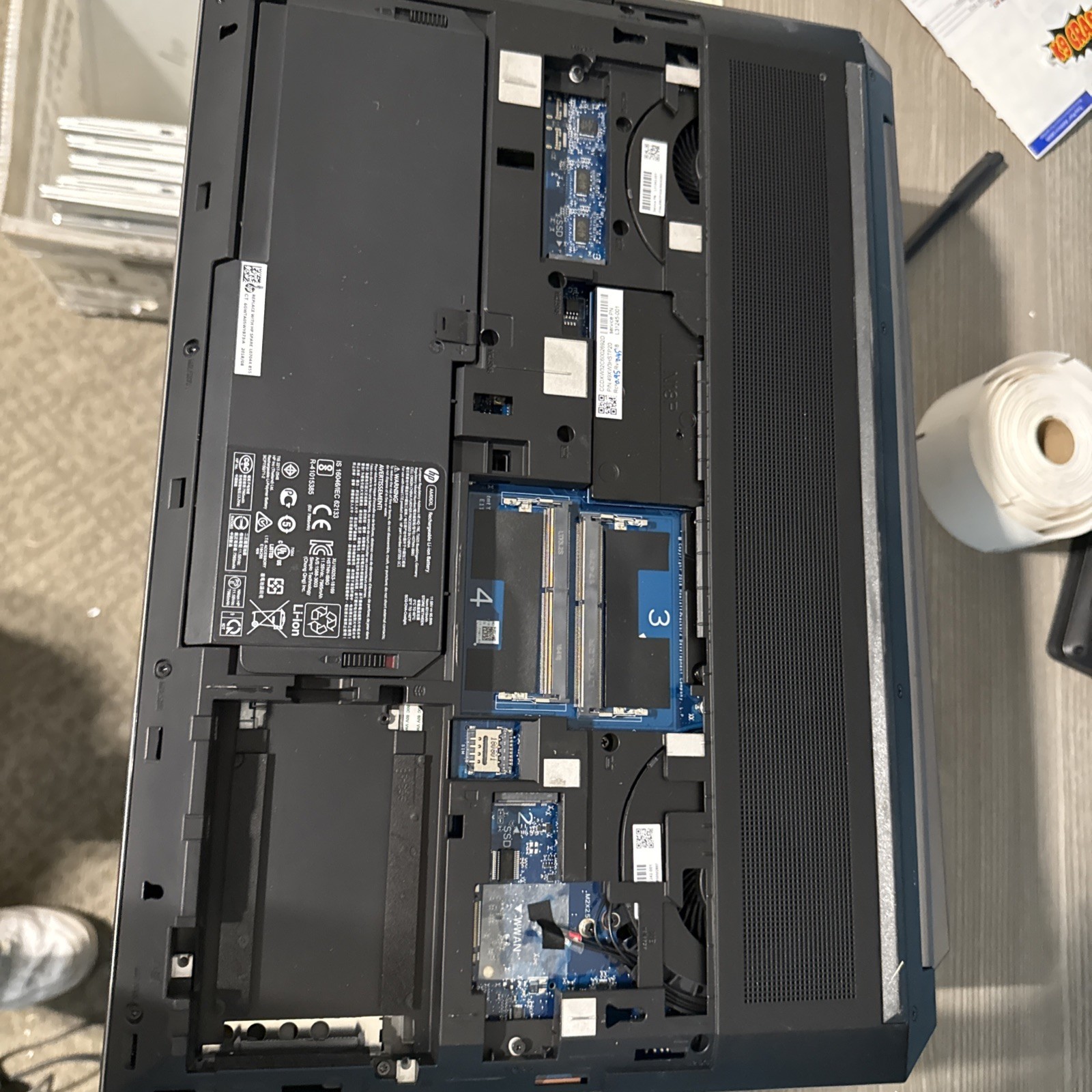 Lot of (5) HP ZBook 17 G5 G6 17″ Laptops Intel Core i5 8th 9th Gen 8GB RAM *READ