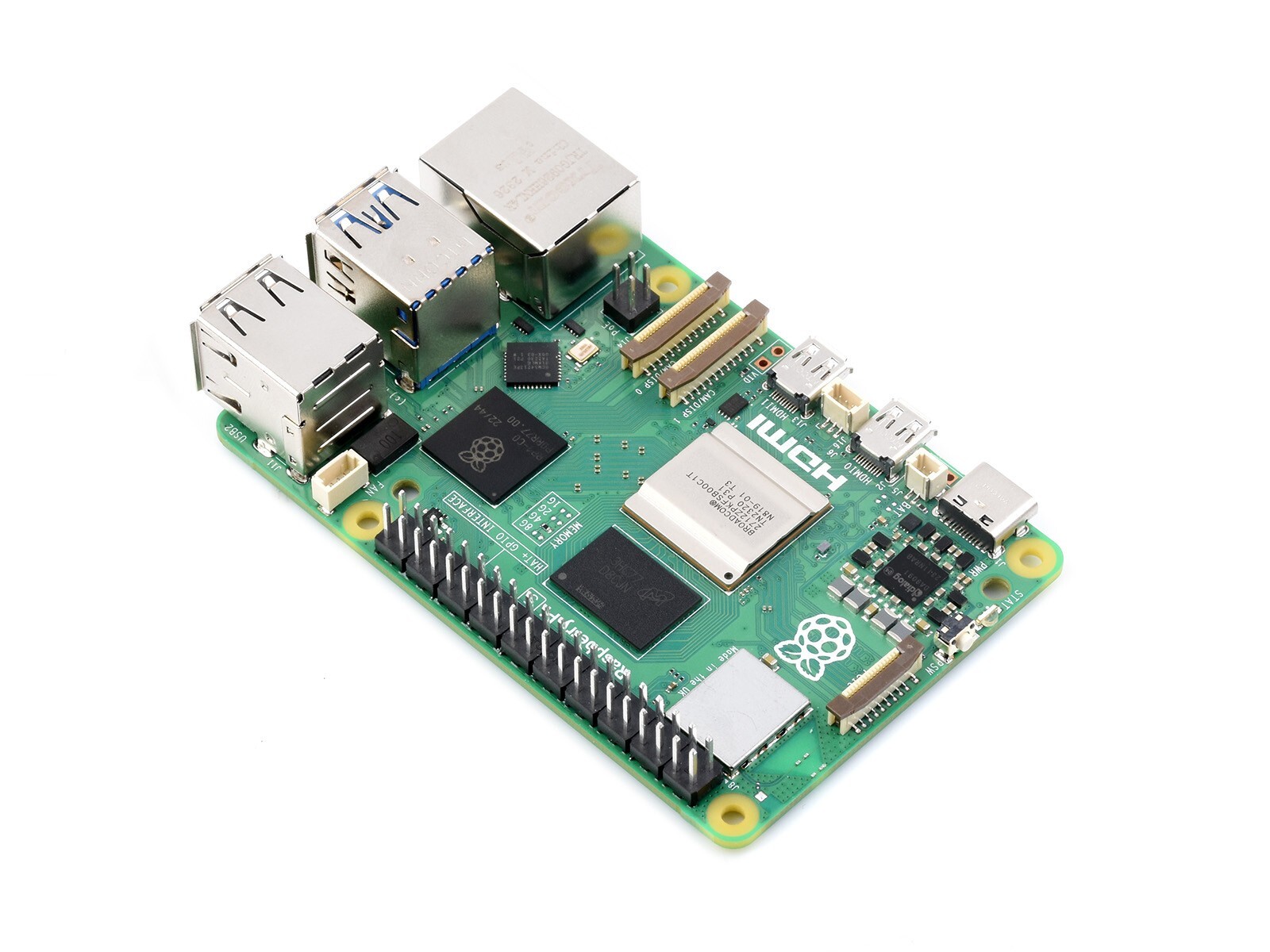 Raspberry Pi 5 2GB/4GB/8GB Waveshare Accessory Heat Sink, Pi 5 case, Camera Kit