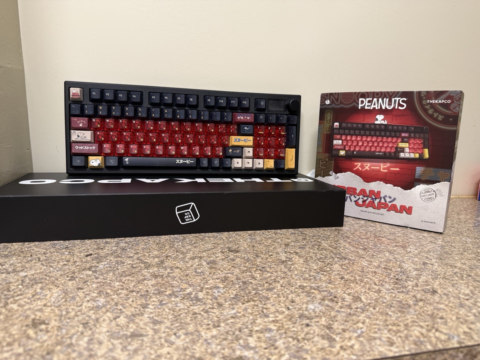 THEKAPCO x Peanuts Collaboration Keyboard Wireless Bluetooth Limited Edition