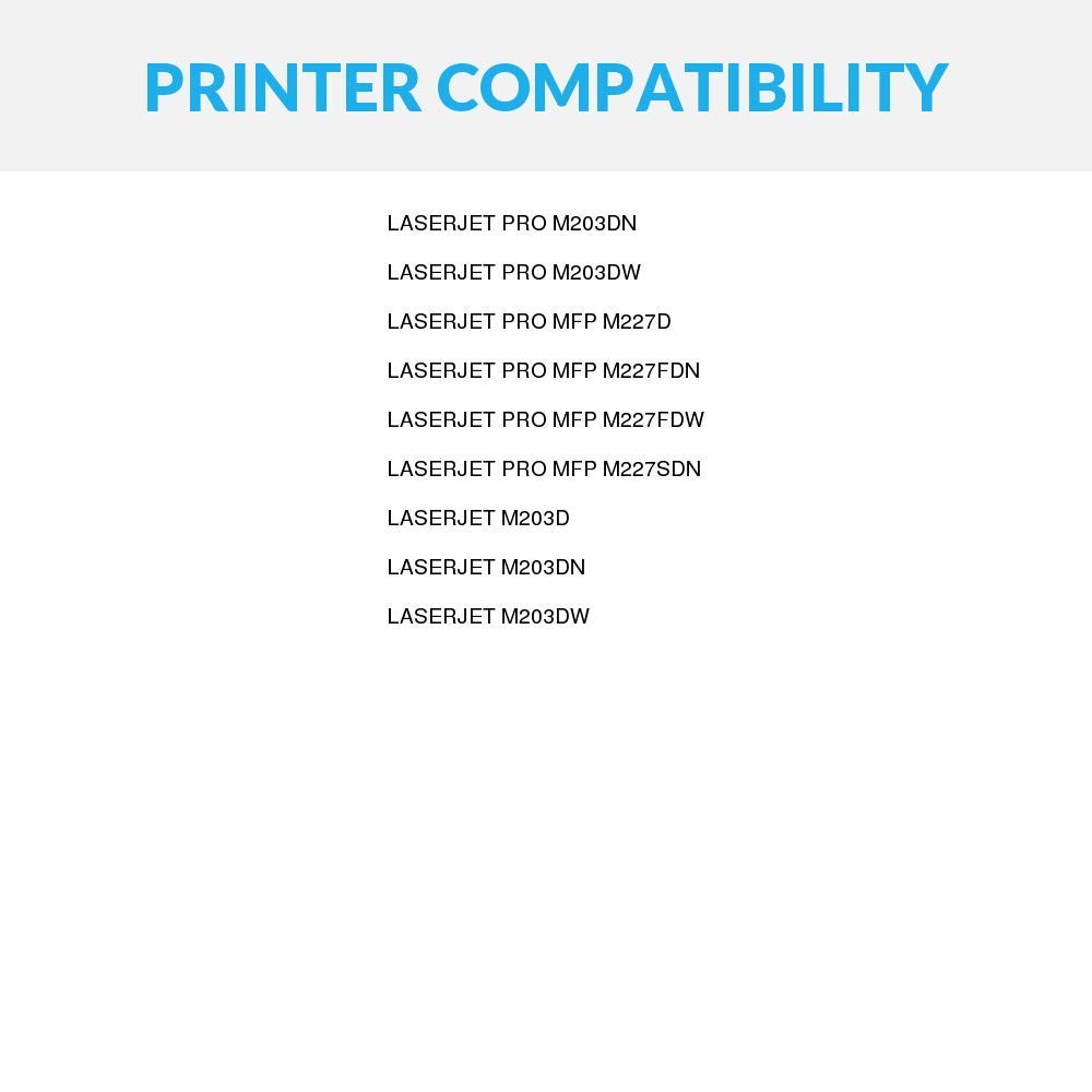 30A CF230A 30X CF230X Toner Cartridge Black For HP M203 M203dn M227fdn M227fdw
