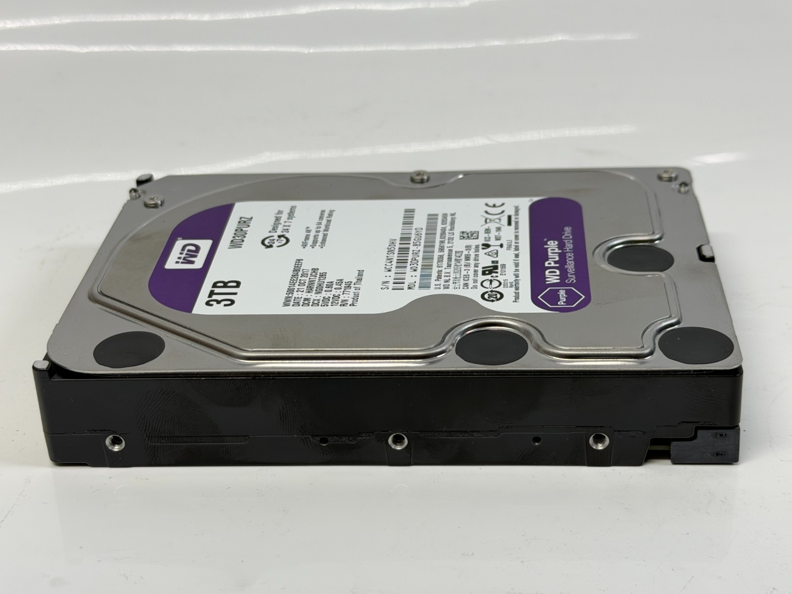 WD Purple WD30PURZ-85GU6Y0 3TB 5400RPM 3.5″ SATA 6Gb/s Surveillance HDD