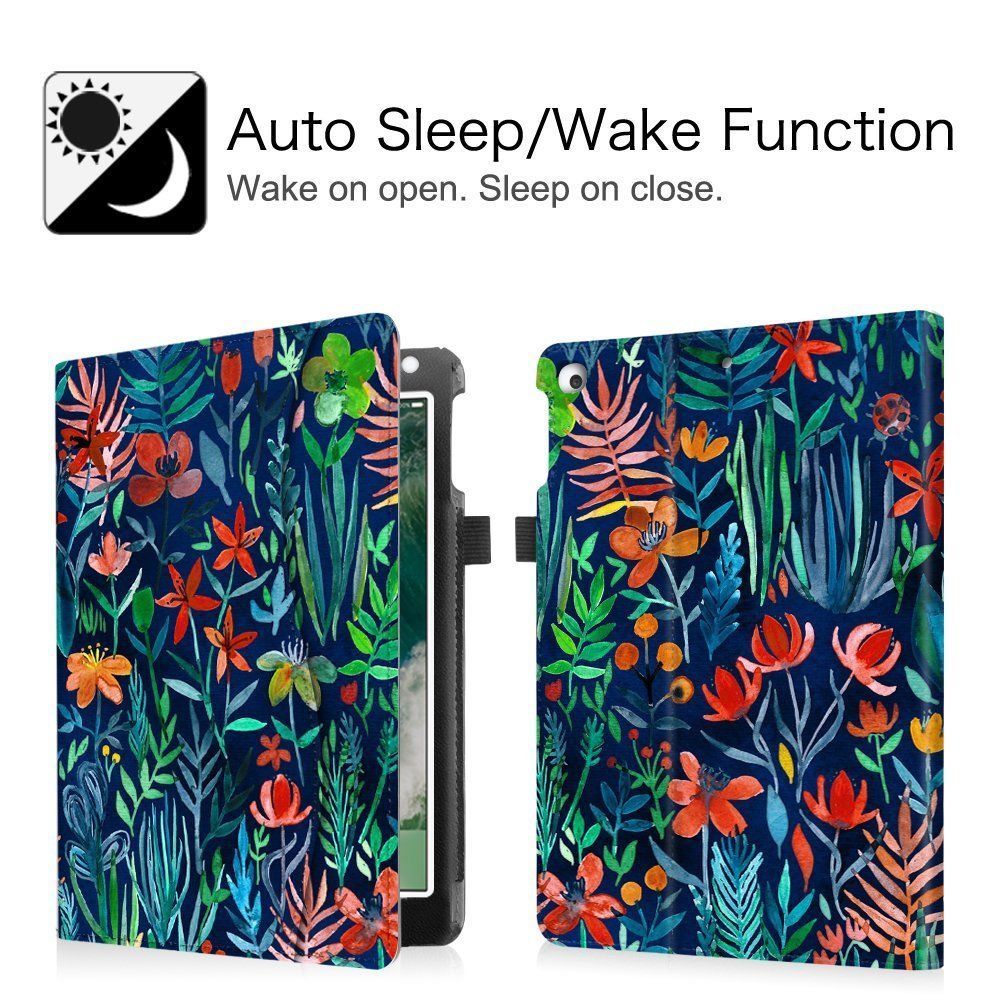 Folio Case Cover for 9.7 iPad 6th / iPad 5th / iPad Air 3 / iPad Air 2 /iPad Air