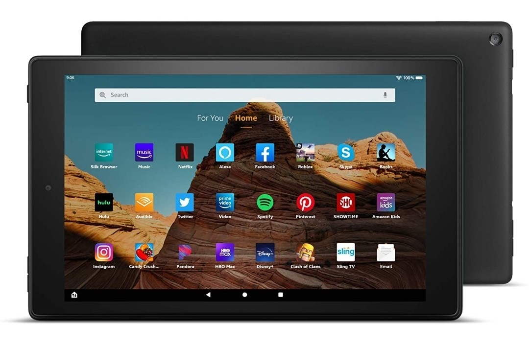 🔥 Amazon Kindle Fire 10, 9th Gen Tablet w/ Alexa 10.1″ 1080p Full HD BLACK 64G