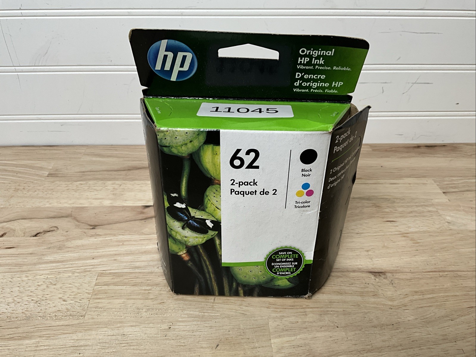 HP Genuine 62 Black/Tri-Color Ink Cartridges Sealed – EXPIRED 11/2023
