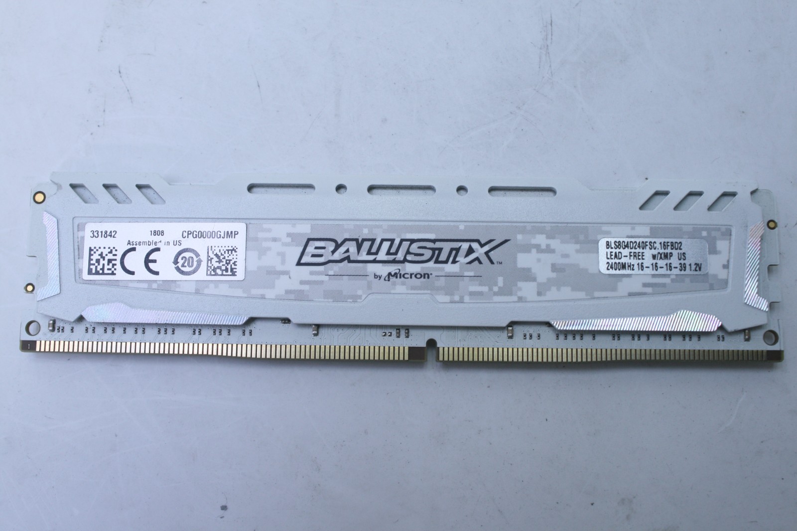 Crucial Ballistix 8GB (1x8GB) DDR4 2400MHz Desktop Memory BLS8G4D240FSC (T7-B2)