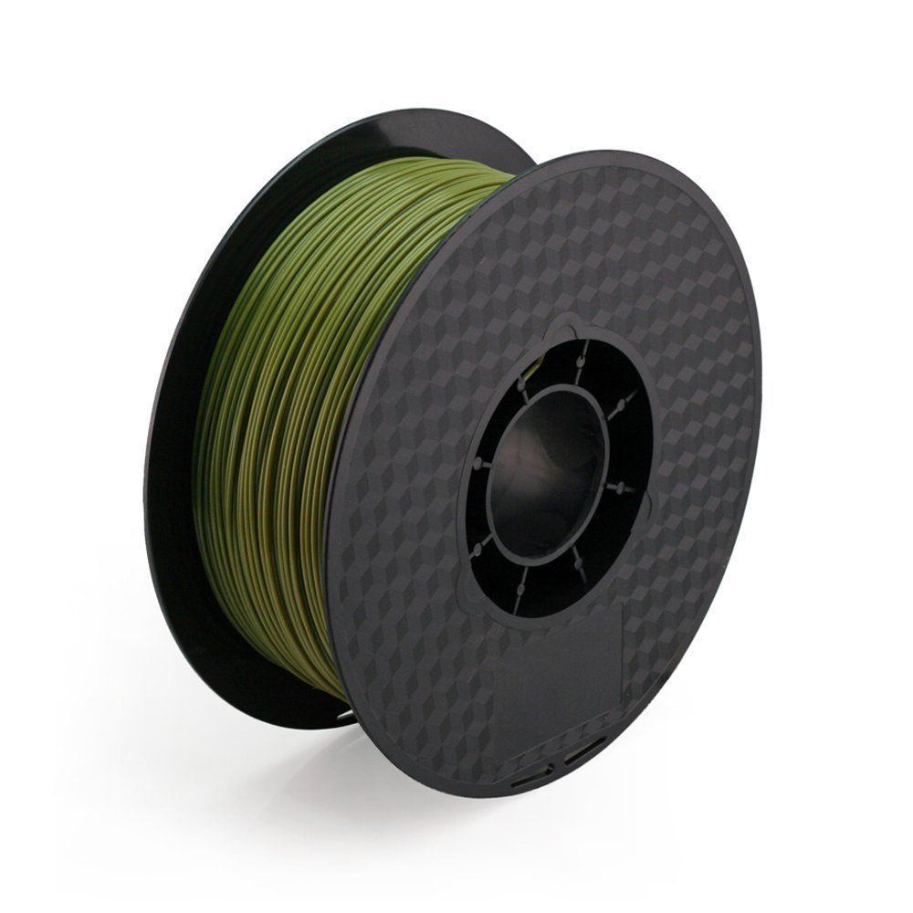 Army Green 3D Printer Filament 1kg/2.2lb 1.75mm PLA MakerBot RepRap