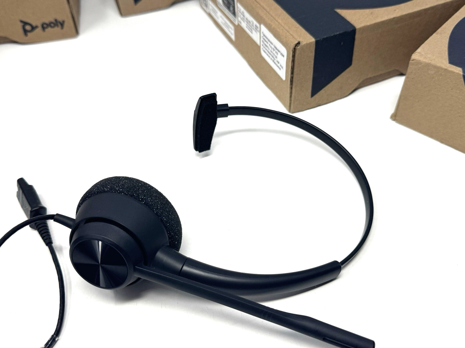 Poly EncorePro 320, 310, 510 Corded Headset – LOT of 6 Headsets!