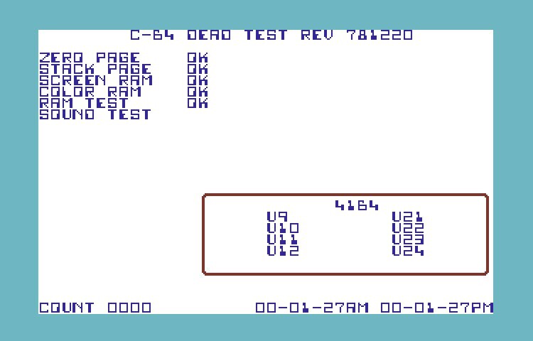 Commodore 64 Dead Test & Diagnostic Cartridge & Test Harness Set – USA seller