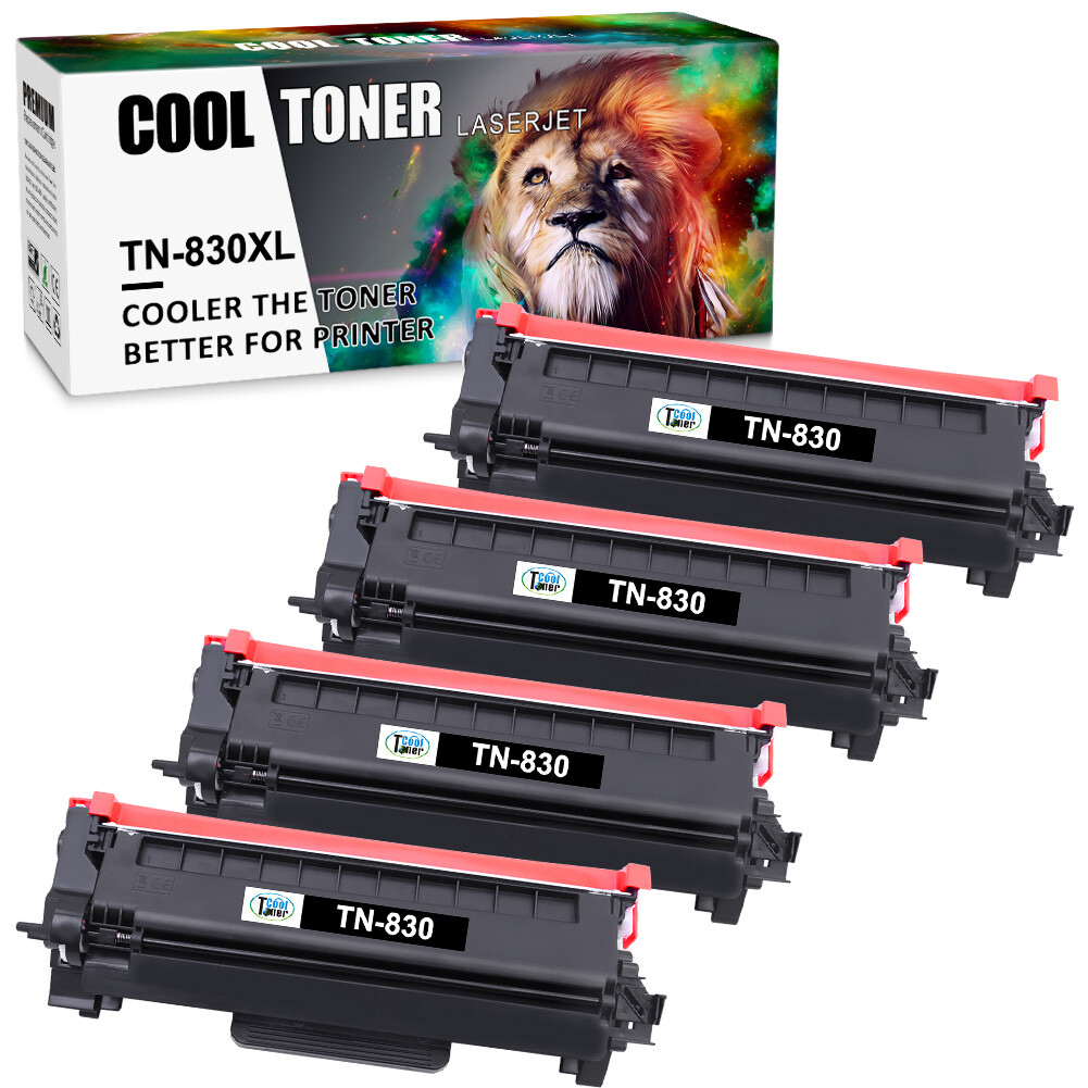 TN830XL Toner Cartridge for Brother TN830 DR830 HL-L2405W MFC-L2820DW LOT