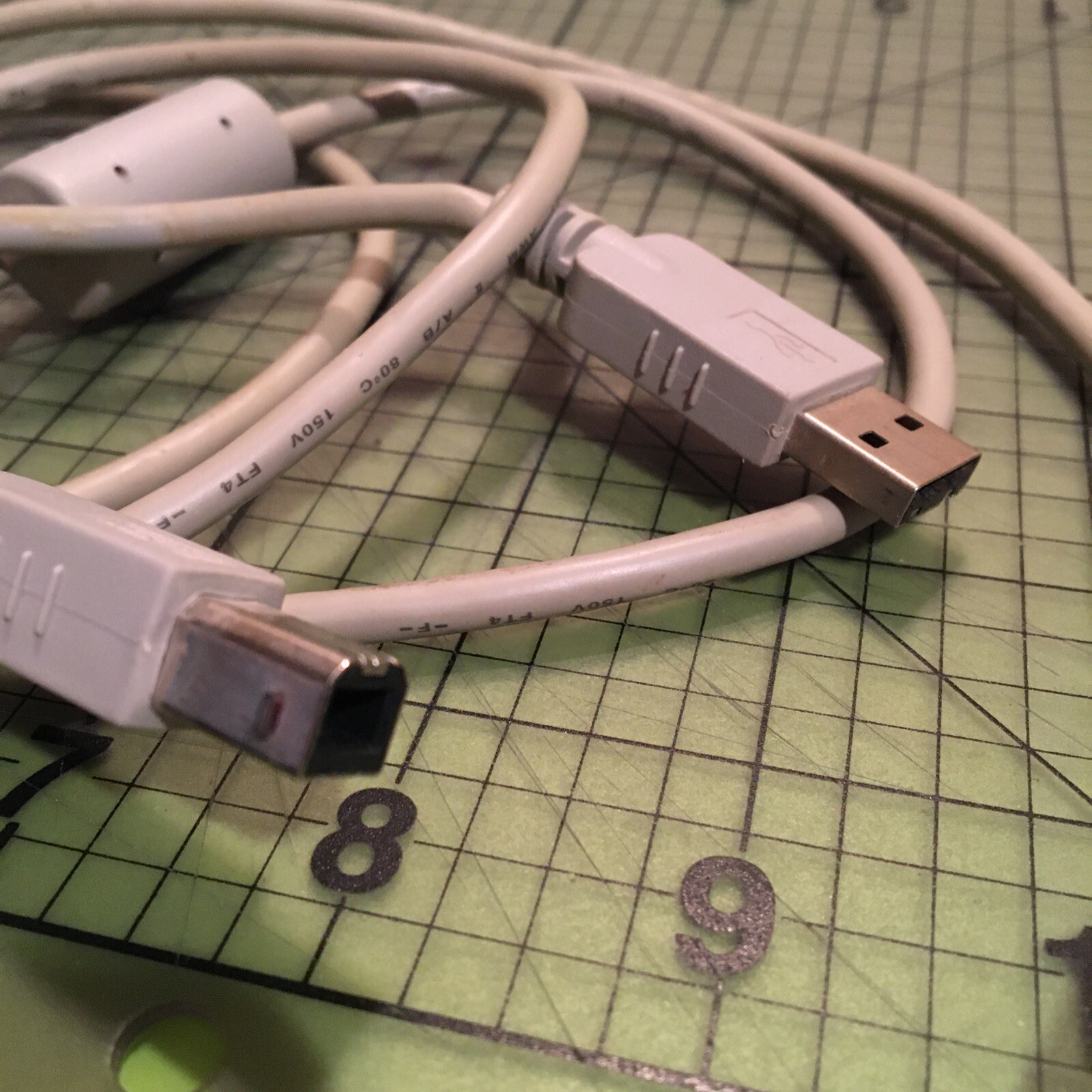 Scanner Connection Cord SUNF PU USB CORD Computer Component Cable, about 5.5’￼