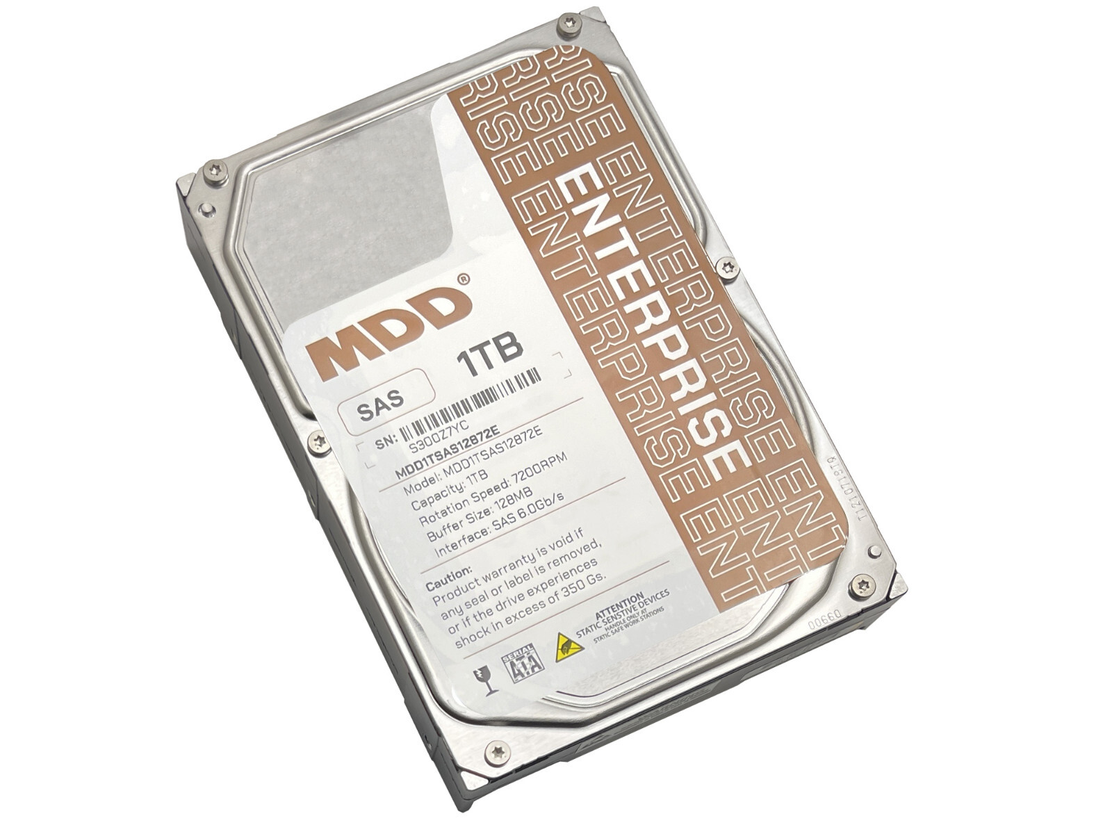 MDD 1TB 7200RPM SAS 6Gb/s 128MB 7200RPM 3.5inch Internal Enterprise Hard Drive
