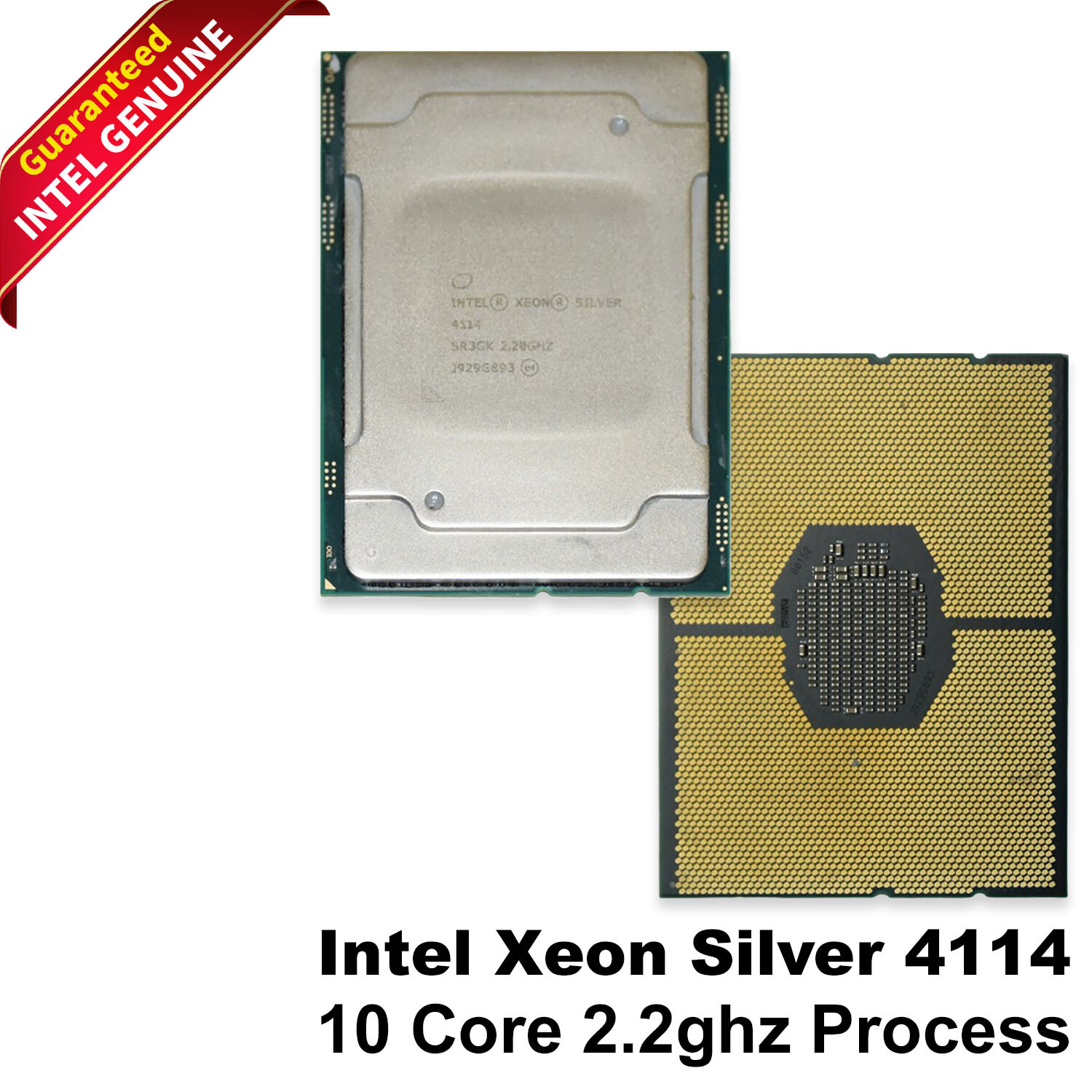 Lot Of 2 Intel Xeon Silver 4114 10-Core 2.2GHz CPUs 13.75MB L3 Cache SR3GK
