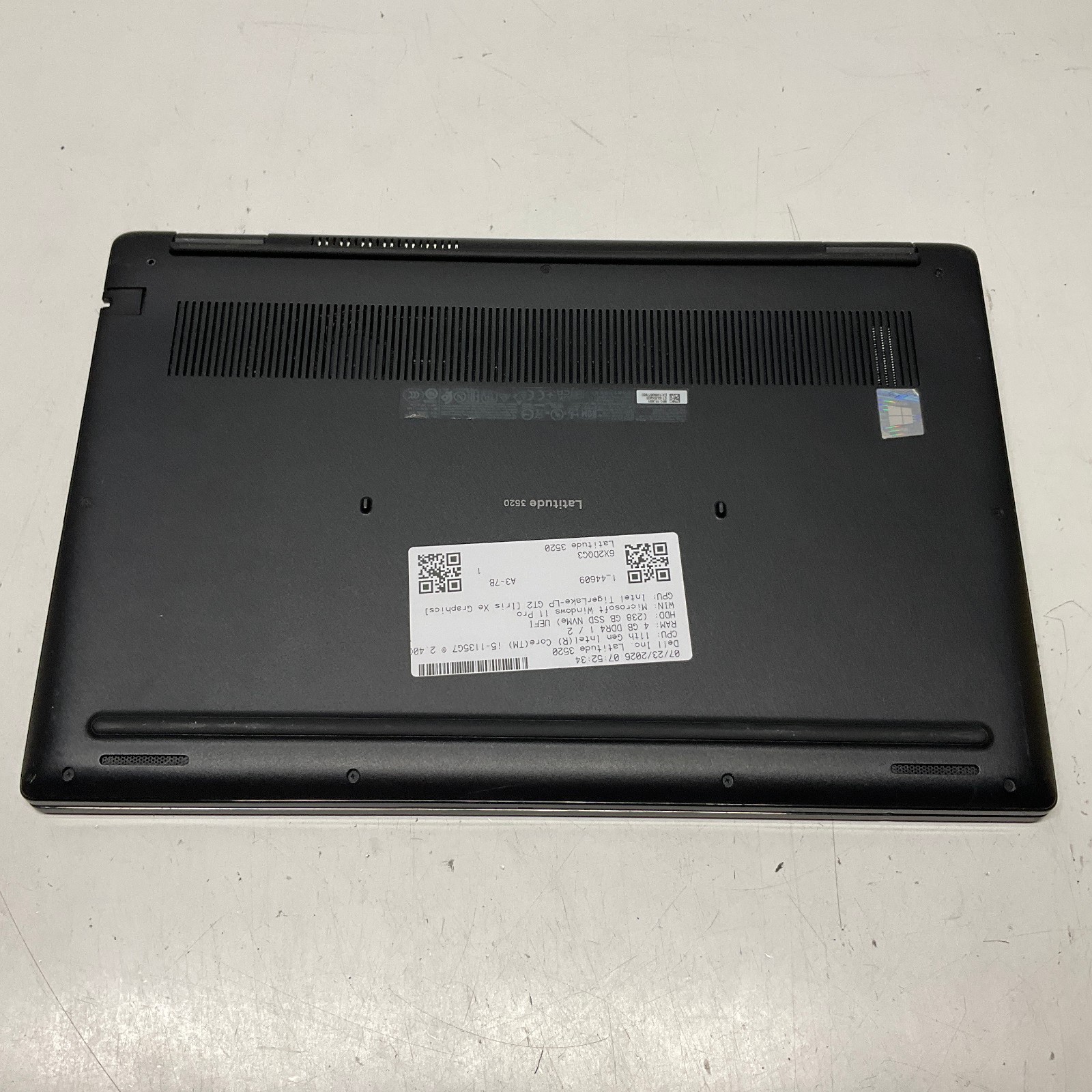 Dell Latitude 3520 Laptop Intel i5-1135G7 4GB RAM 256GB SSD Windows 11 Pro