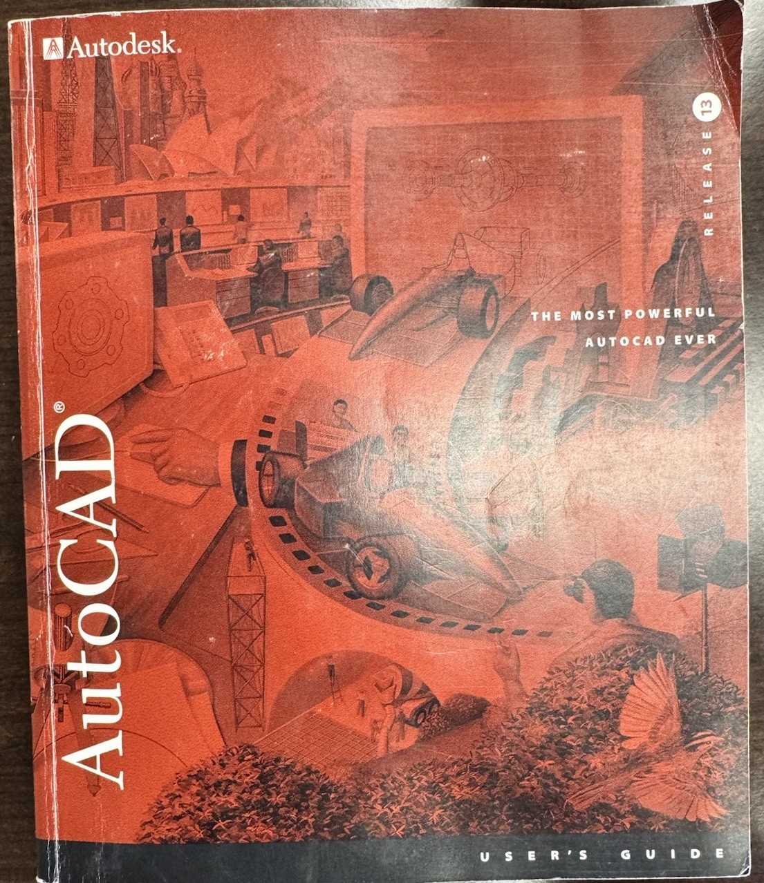 Autodesk 1994 AutoCAD Release 13 User Manual Guide Book MPN 00105-010000-5020