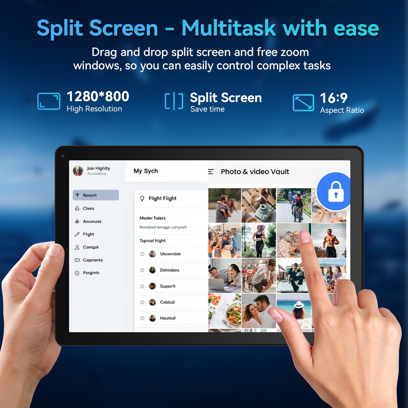 Android 15 Tablet | 10.1″ IPS HD Octa-Core A333, 20+64GB, 5000mAh,Dual WiFi 6