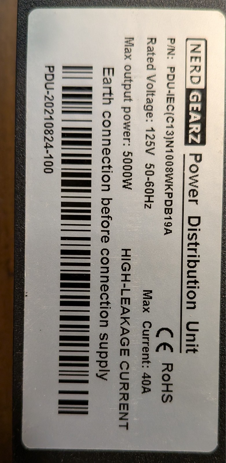 PDU 30A 240V (2 Units) Networking Mining Power Delivery Unit