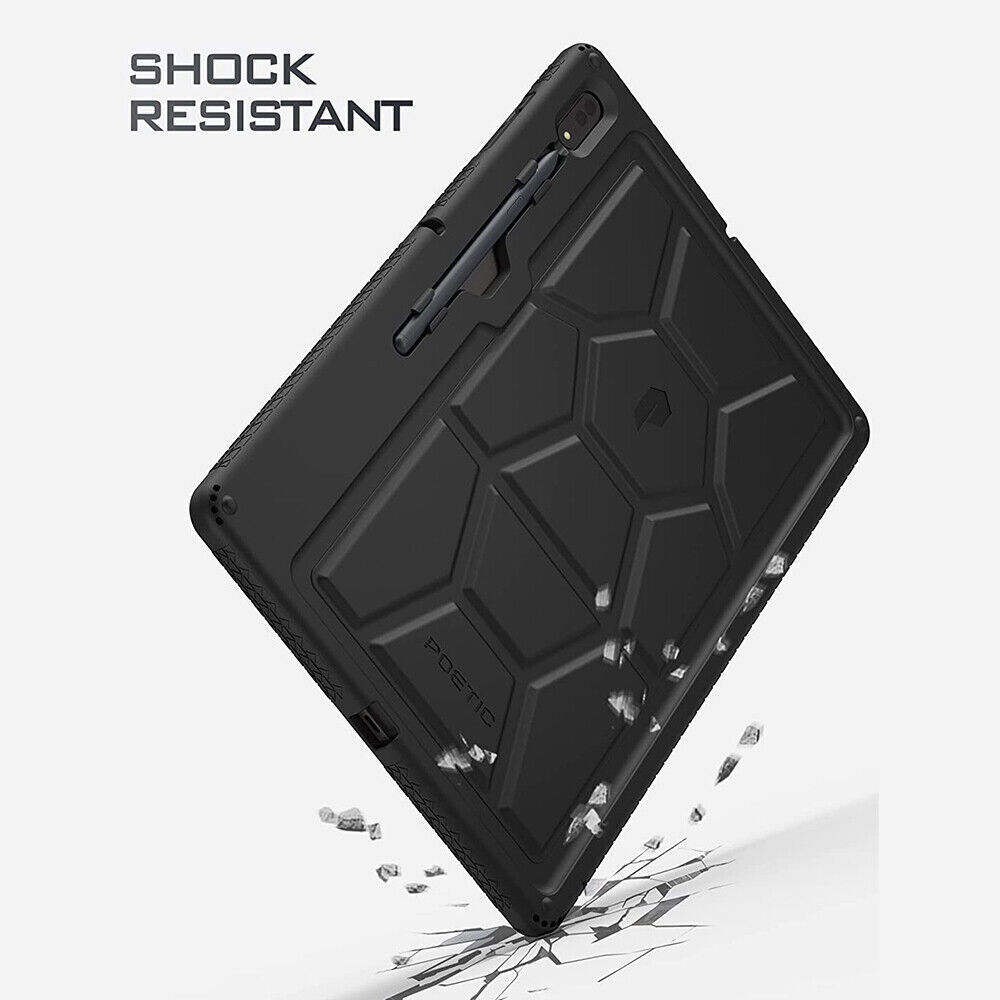 For Galaxy Tab S8 Ultra 14.6 inch Tablet Case Washable Silicone Cover Black