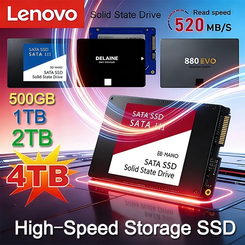 4TB SSD 2.5” SATA III Internal Solid State Drive PC/MAC 560MB/s US NEW