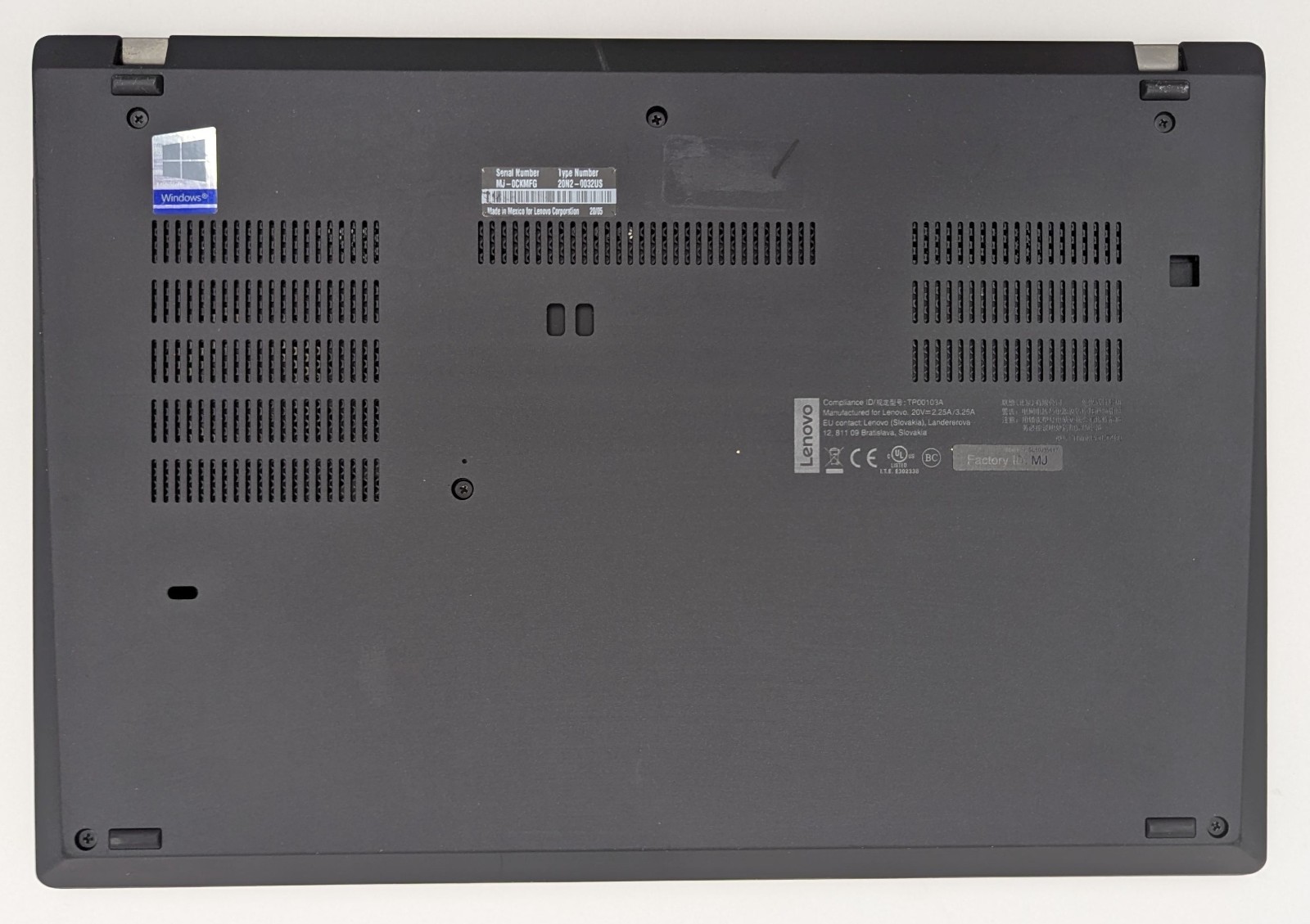 Lenovo ThinkPad T490 14″ Laptop i5-8265U 1.60GHz 8GB RAM 256GB NVMe Windows 11