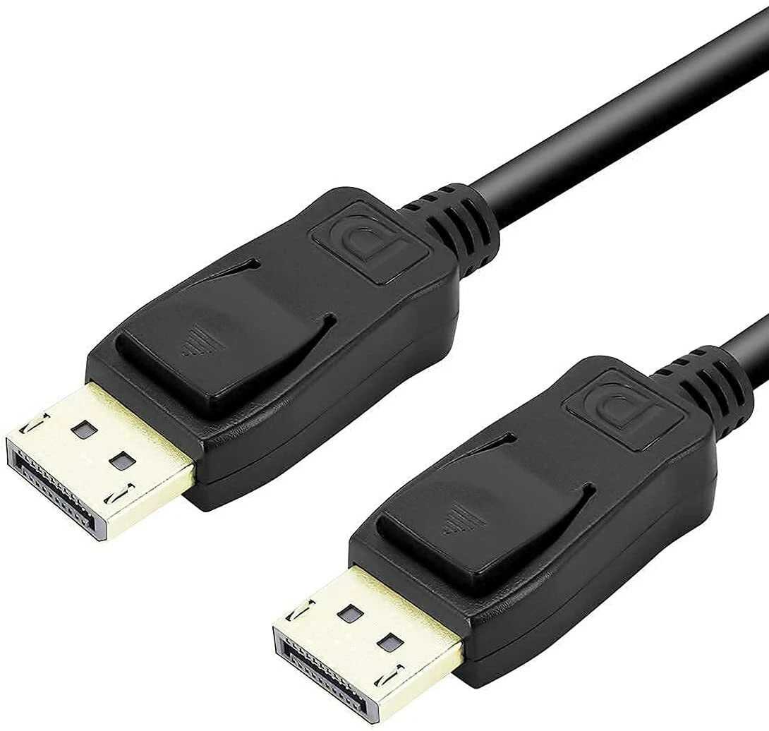 LOT Display port to Display Port DP Male to Male Cord 4K HD w Latches 6/10/15FT