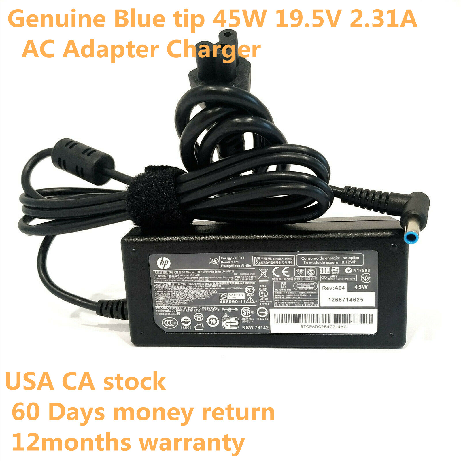 HP 210-G1 255-G3 255-G4 255-G5 340-G2 350-G2 355-G2 410-G1 450-G3 455-G3 Charger