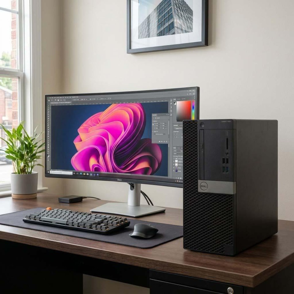 Dell Optiplex 5070 MT Desktop Intel Core i7-8700 32GB RAM 1TB SSD Win11 Pro PC