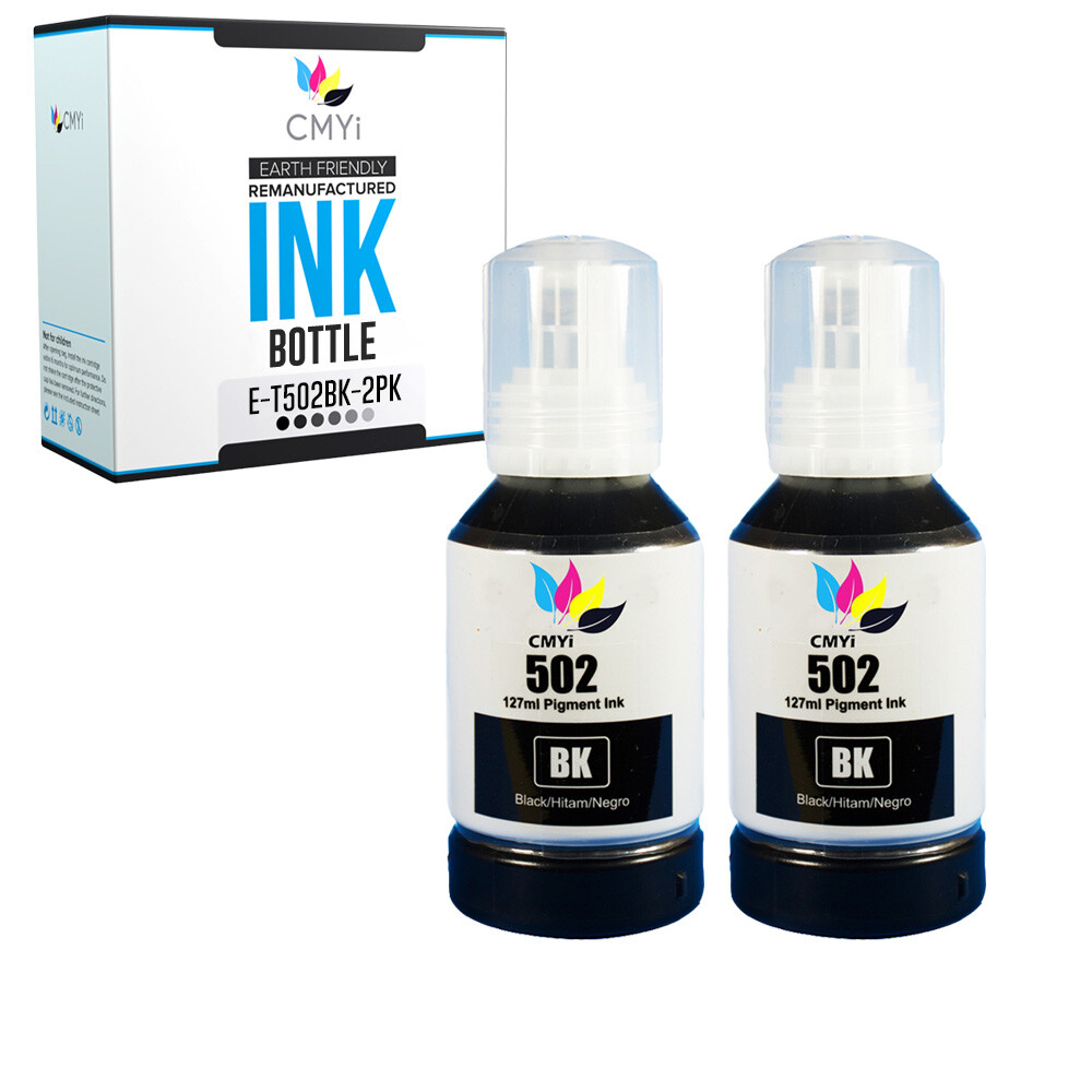 Refill Ink Bottles for Epson 502 Ecotank ET 15000 2760 2850 3830 4760 4850 4760