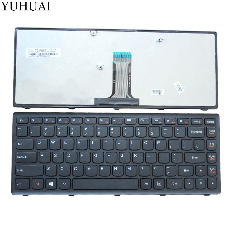 New US black keyboard for Lenovo Z410 G400s G400s Touch G405s with Frame