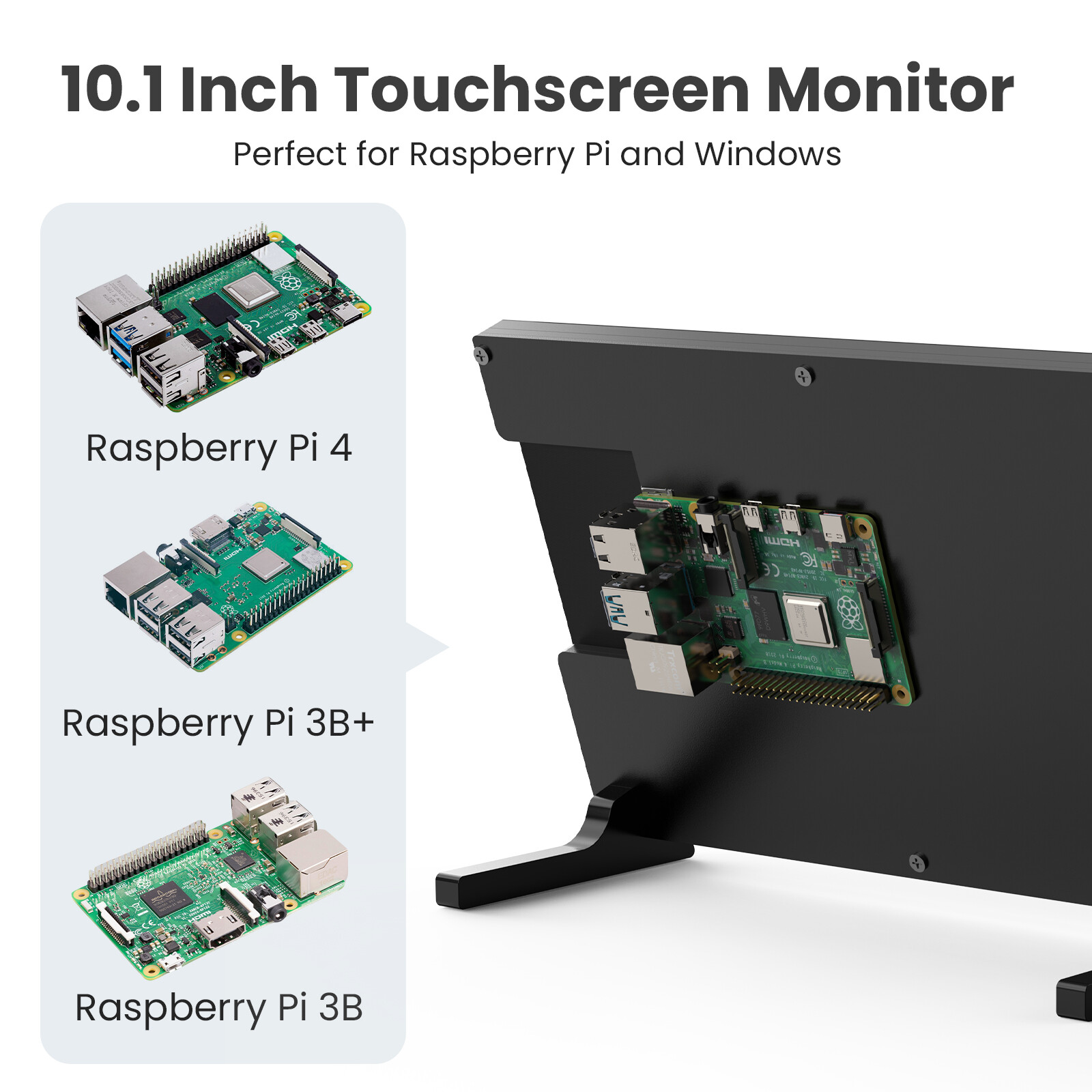 Touchscreen 10.1″ 16:9 Portable Monitor IPS 1280*800 Rechargeable Battery HDMI
