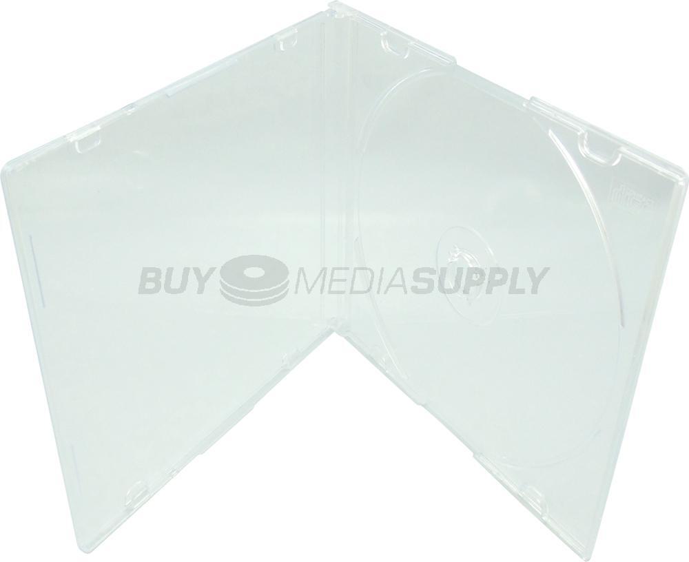 5.2mm Slimline Super Clear 1 Disc CD Jewel Case Lot