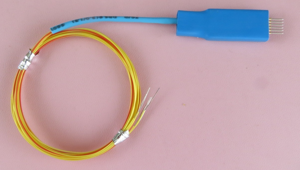 1.5mm 6 position Spring Loaded Pogo Pin Adapter Jtag