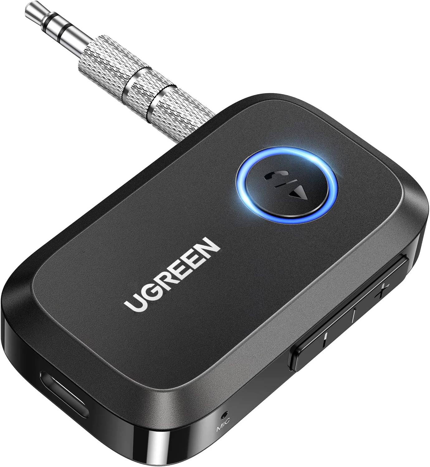 Bluetooth 5.4 Car Adapter Hands-Free Call & Noise Cancelling AUX to Bluetooth