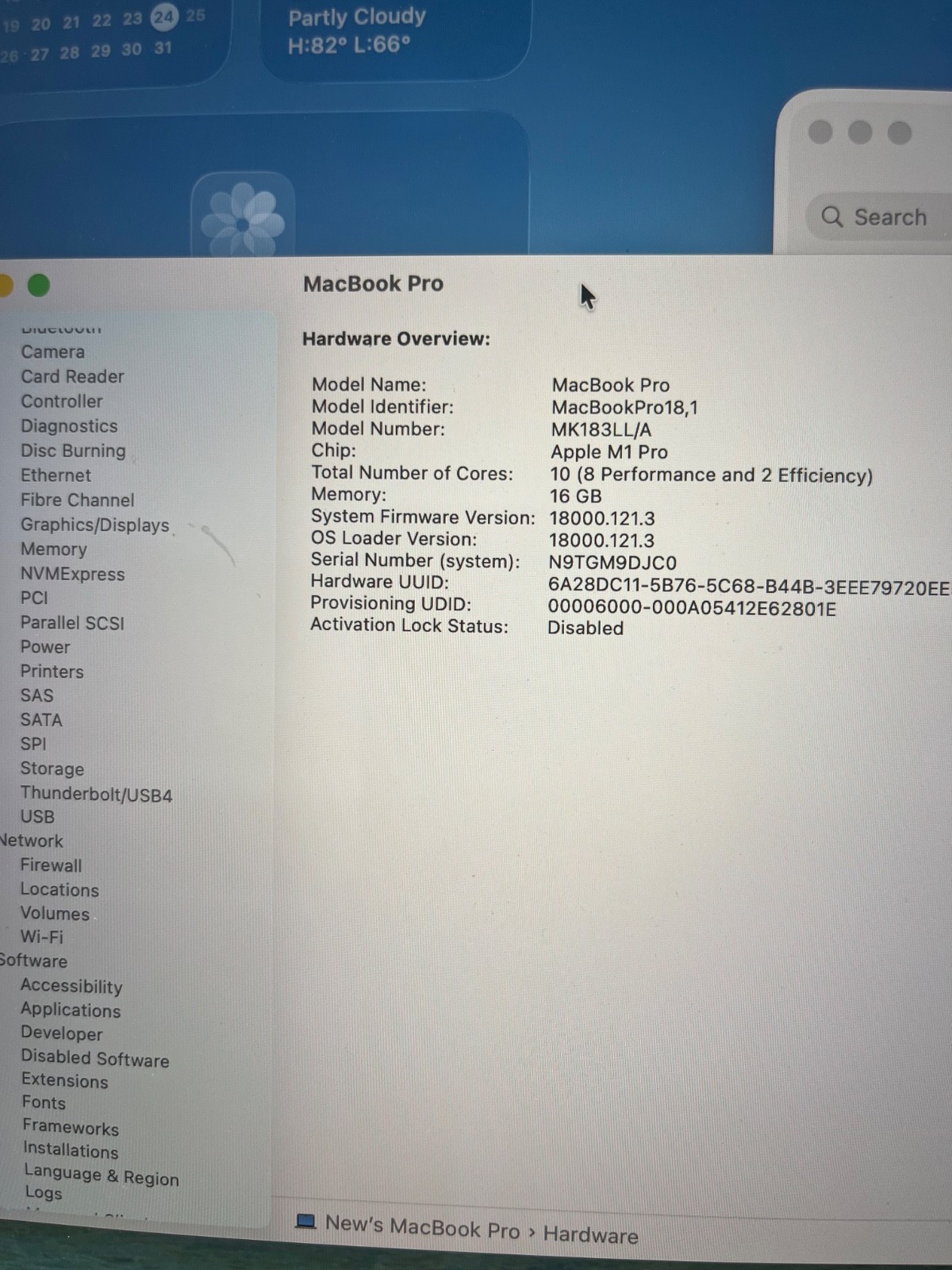 Apple MacBook Pro 16 inch | M1 Pro 2021 10CPU 16GPU | 16GB RAM 512GB SSD 