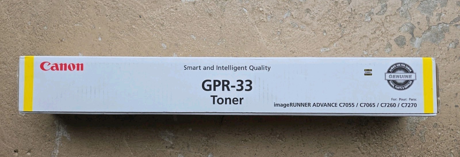 Canon GPR-33 Laser Toner Cartridge – Yellow (CNM2804B003AA)